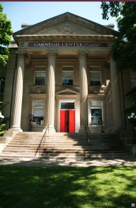 The Carnegie Center front lawn