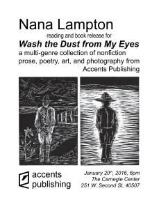 Nana Lampton Reading on January 20th 2016 at the Carnegie Center for Literacy and Learning